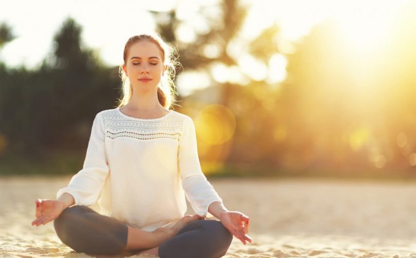 femme yoga