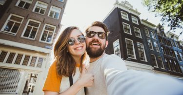 couple en Amsterdam