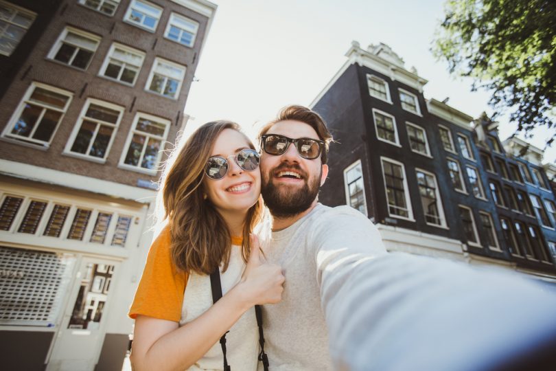 couple en Amsterdam